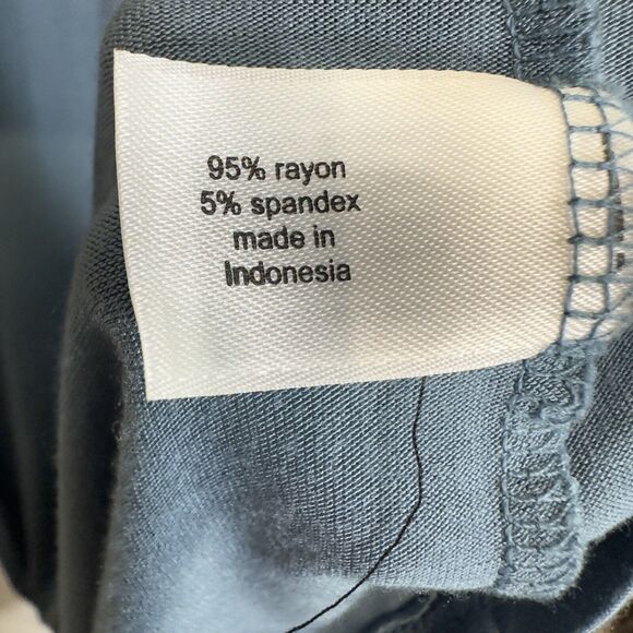 Lane Bryant Maxi‎ Dress Women's 18 20 Short Sleeve Blue V-neck Flowy Stretchy - Picture 7 of 9